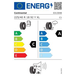 Continental PremiumContact 7 225_40 R18 92Y XL EVc, mit Felgenrippe